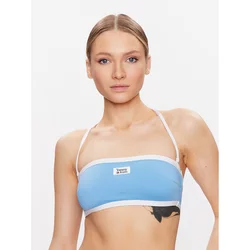 Tommy Jeans Bikini Gornji Dio Nebesko Plava Bijela Jeftinije Hr