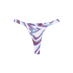 Pull Bear Bikini donji dio smeđa žad ljubičasta bijela Jeftinije hr