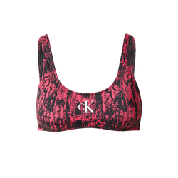 Calvin Klein Swimwear Bikini Gornji Dio Malina Crna Bijela Jeftinije Hr