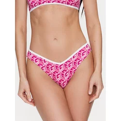 Guess Bikini Donji Dio Fuksija Roza Bijela Jeftinije Hr