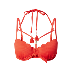 Hunkemöller Bikini gornji dio Scallop crvena Jeftinije hr