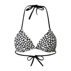 Hurley Sportski Bikini Gornji Dio Daisy Svijetlo Uta Crna Bijela Jeftinije Hr