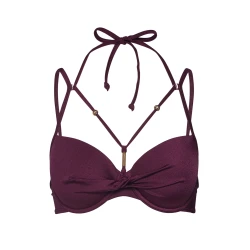 Hunkemöller Bikini gornji dio Tribal Twist crvena ljubičasta Jeftinije hr