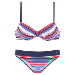 S Oliver Bikini Crvena Bijela Plava Jeftinije Hr