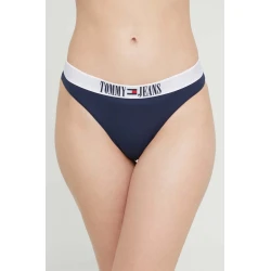 Tommy Jeans Bikini Donji Dio Morsko Plava Crvena Bijela Jeftinije Hr