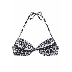 LASCANA Bikini Gornji Dio Crna Bijela Jeftinije Hr