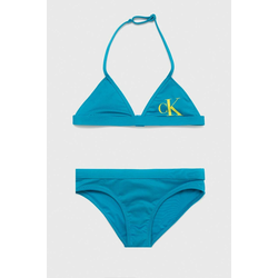 Calvin Klein Swimwear Bikini Nebesko Plava Limeta Zelena Jeftinije Hr