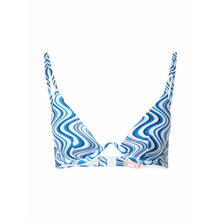 Hunkem Ller Bikini Gornji Dio Var Plava Mornarsko Plava Akvamarin Prljavo Bijela