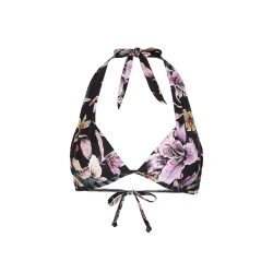 O NEILL Bikini gornji dio svijetložuta kaki svijetloljubičasta crna prljavo bijela