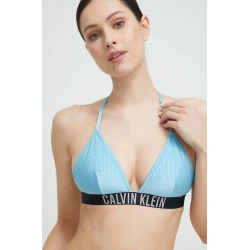Calvin Klein Swimwear Bikini Gornji Dio Cijan Plava Crna Bijela Jeftinije Hr