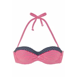 S Oliver Bikini Gornji Dio Avni Tamno Plava Crvena Bijela Jeftinije Hr