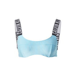 Calvin Klein Swimwear Bikini Gornji Dio Intense Power Svijetloplava Crna Bijela