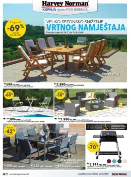 Harvey Norman katalog Veliko sezonsko sniženje vrtnog namještaja