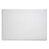 Kela Kopalniška preproga KL-23910 LAVINIA 100% organic cotton white 50x70 cm