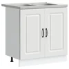 Vidaxl Kuhinjski element Kalmar Bela 80 x 46 x 81,5 cm Konstruiran les