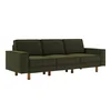 ATELIER DEL SOFA Sofa sa 3 sedišta Sparrow Extra 3 Oil Green Walnut