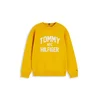TOMMY HILFIGER Majica BRAND LOVE rumena/bela