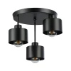Luster na šipci 3xE27/35W/230V O 30 cm, crne boje
