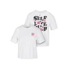 White Self Love Club T-shirt
