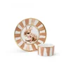 ELODIE DETAILS Porcelanski set za jelo Bunny Darling, Braon
