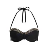 LASCANA Bikini zgornji del, črna