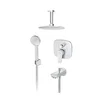 Rosan STOLZ Uzidna baterija sa izlivom i plafonskim tušem D.220mm i ručnim tušem