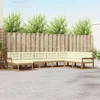 Set vanjskih sofa 8 pcs Bijela i krem