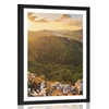 Plakat s paspartujem Vršatska bradla na Slovaškem - 20x30 silver