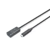 Active kabelski podaljšek, USB 3.2 Gen2, 10Gbps, USB-C - USB-A, 5m