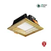 APLED - LED ugradna SQUARE WOODLINE LED/3W/230V 3000K 9x9 cm jasen masiv