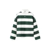 MANGO KIDS Majica temno zelena/bela