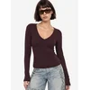 Busem Bluza Blusen burgund