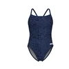 ARENA Enodelne kopalke SNAKESKIN CHALLENGE BACK mornarska / golobje modra / temno modra