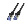 Secomp VALUE FTP Patch Cord Cat6A (Class EA) extra-flat crna 5.0m