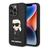 Maska Karl Lagerfeld Hc Silicone NFT Ikonik za iPhone 15 Pro, Crna