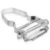 shumee Kuhinjski nož za lupljenje zelenjave in sadja Double Steel Julienne Peeler
