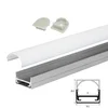 Set A aluminijumski profil za LED trake 1m 20.2x19.5 mm