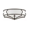 Open Design OR86614 - Stropno svetlo STESSO 6xE27/12W/230V, prečnik 85 cm, braon