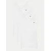 Kratka majica Tommy Hilfiger 3-pack moška, bela barva, UM0UM03387