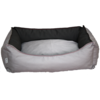 Pet Line Krevet za pse, 90x120cm, Sivo-crni