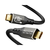 E-green Kabl USB4 V2.0 USB C-CM/M Thunderbolt 5/4, 80Gbps/PD 16K@60Hz 8K@120Hz, 2m, crni