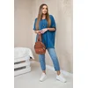 Kesi Włoski Oversized blouse with pendant Jeans