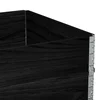 Okviri za palete 2 kom crni 120 x 80 cm od masivne borovine