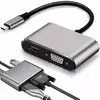 Adapter USB-C na HDMI 4K VGA hub USB 3.0 USB-C napajalnik