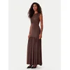 Bardot Cocktail obleka Annaise 60103DB Rjava Regular Fit