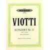 VIOTTI : note KONZERT NR.22 A-MOLL