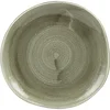 CHURCHILL Stonecast Poljsko zelena plitev krožnik, organski, premer: 186 mm (12 kos)