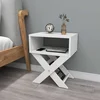 Hanah Home pomoćni sto X Legs, 43 cm, beli