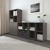 EKET Element s 4 pregrade, tamnosiva, 70x35x70 cm