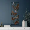Wallity Zidna dekoracija Kelebek 3, 32 x 90 x 4 cm, Bakarne boje